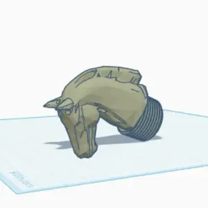 lowpoly horse aerator