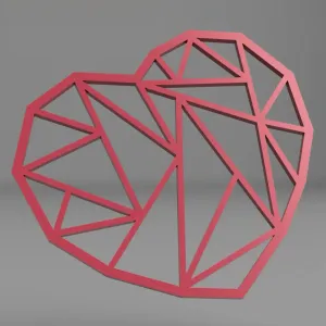 Heart – triangular design