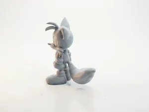 Tails Figurine Gaming Character 3D Printable