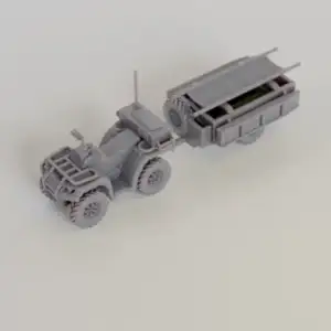 Military Quad & Trailer 🏍️ Quad Militar con Remolque