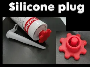 Silicone plug lid