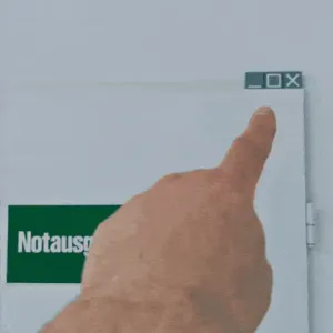 Funny Windows 10 or 11 emblem, minimize / maximize / close !
