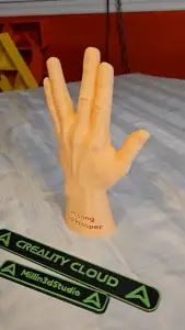 Star Trek Spock Live Long and Prosper hand sculpture