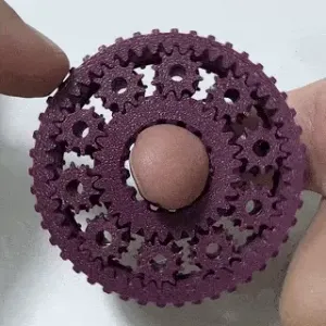 Fidget ( 6 cm with 10 small gear )