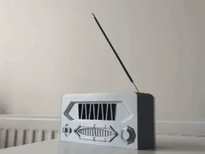 Radio Incense Holder (EASY PRINT NO SUPPORT)