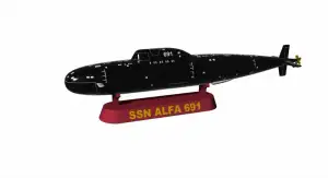 ALFA CLASS SUBMARINE 1-350 HIGH QUALITY - SSN ALFA