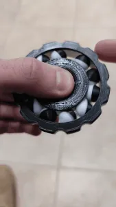 Print-in-Place Ball Bearing Fidget Spinner | Multi-Color