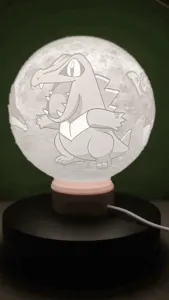 Lithophane totodile chikorita cyndaquill