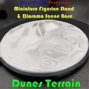 Dunes Figure Stand and Scenic Diorama Base