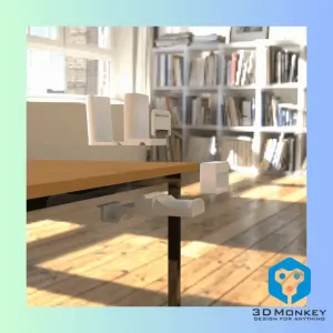 2-IN-1 HEADPHONES AND CUP HOLDER FOR IKEA DESK 耳機架 杯架 耳机架
