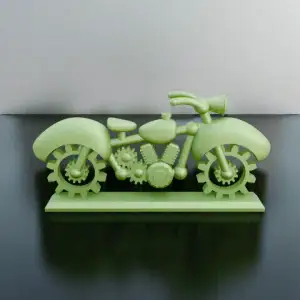 cool steampunk motorcycle