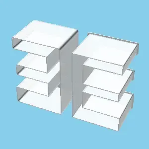 LATIN CAPITAL LETTER E, nestable box (v1)