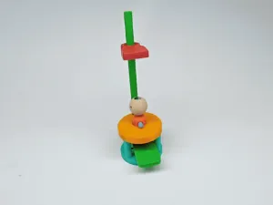Retro Toy - Magnetic Jumping Figure