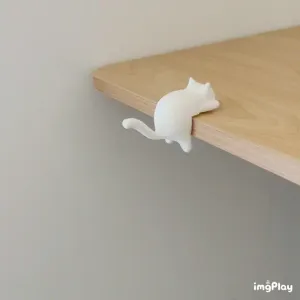 Cat-Shaped Desk Hook – Cable Organizer