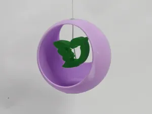 Hanging Bird Feeder and Waterer for Garden