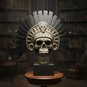 Aztec Skull Death Whistle – Mictlantecuhtli – Vault Artifact