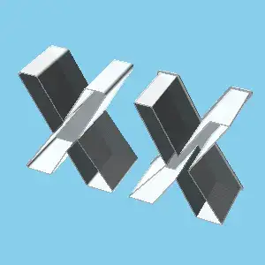 LATIN CAPITAL LETTER X, nestable box (v1)