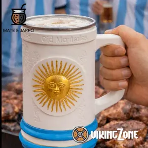 Argentina World Cup Mug – 3D Printable Beer Jar (1L Aluminum