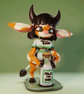Furry Cow 1 | Furry