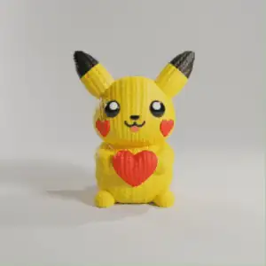 PIKACHU VALENTINE CROCHET - KNITTED - MULTICOLOR