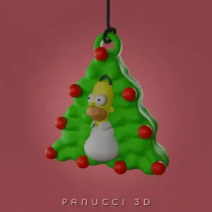Homero adorno navidad / ( colgante para el arbolito)