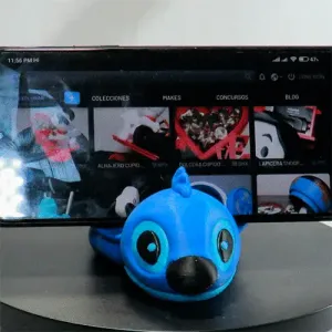 STITCH FANART CELL PHONE HOLDER