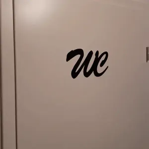 WC Sign for the door | With adhesive pads