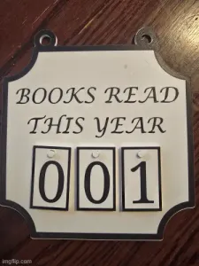 Wall Mountable Book Counter