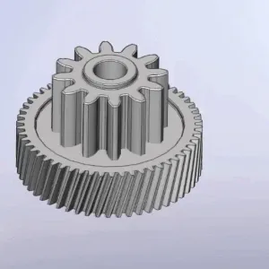 Small gear for meat grinder