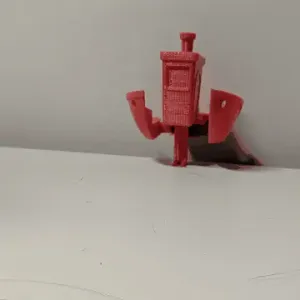 Benchynator - print-in-place, transformer robot.