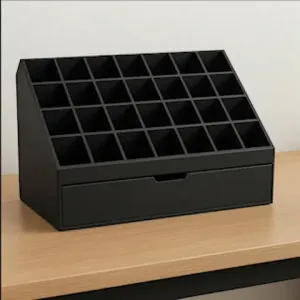 Paint Bottle Organizer with Drawer