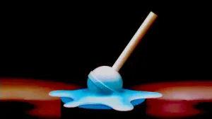 Melting Lollipop - Drippy Candy Sculpture