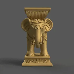 Elephant Table-Pot-planter-candy container-urn-candle holder