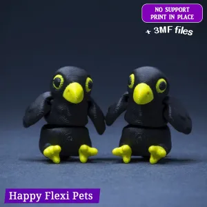 Little Dark's Crow the flexi toy