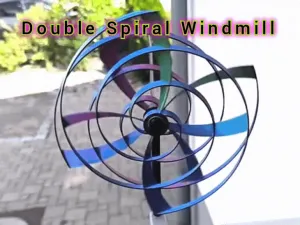 Double Spiral Windmill - Customizable System