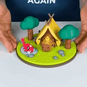 Diorama - cute flexi capybara edition