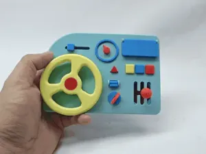 Children’s Steering Wheel Driving Toy for Color Recognition
