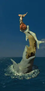 fish eats fish