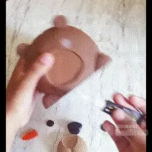 knitted Bear - print in place, no supports