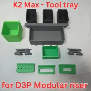 K2 Modular tool tray for K2 Plus D3P riser