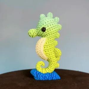 Seahorse Crochet - Knitted - STL & 3mf Multicolor