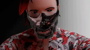 Wolf Mask / Ku-Ronin Mask, Ronin, Japanese Mask 🐺