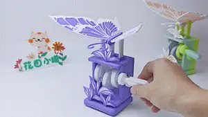 Dancing butterfly 【 hand cranked movable】【decompression toy】
