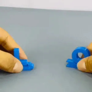 3D ALPHABET FOR KIDS - CONNECTABLE LETTERS.