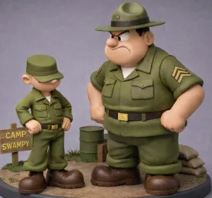 Army cartoon figures