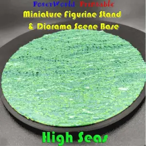 High Seas Figure Stand and Scenic Diorama Base