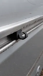 Camper clothesline hook