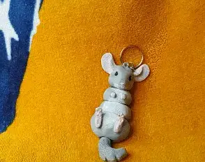 Chinchilla Keychain