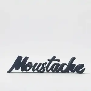 Text Flip - Moustache