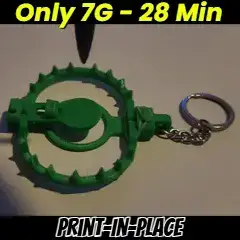 Mini Bear Trap – Print-in-Place 3D Printable Mechanical Trap